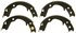 Z794 by WAGNER - Wagner Brake Z794 Parking Brake Shoe