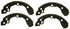 Z806 by WAGNER - Wagner Brake Z806 Drum Brake Shoe