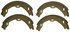 Z822 by WAGNER - Wagner Brake Z822 Parking Brake Shoe