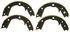 Z849 by WAGNER - Wagner Brake Z849 Parking Brake Shoe