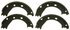 Z852 by WAGNER - Wagner Brake Z852 Parking Brake Shoe