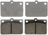 PD172 by WAGNER - Wagner ThermoQuiet PD172 Ceramic Disc Brake Pad Set