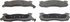 PD204 by WAGNER - Wagner ThermoQuiet PD204 Ceramic Disc Brake Pad Set