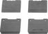 PD44 by WAGNER - Wagner ThermoQuiet PD44 Ceramic Disc Brake Pad Set