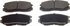 PD602 by WAGNER - Wagner ThermoQuiet PD602 Ceramic Disc Brake Pad Set