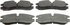 PD754 by WAGNER - Wagner ThermoQuiet PD754 Ceramic Disc Brake Pad Set