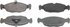 MX688 by WAGNER - Wagner ThermoQuiet MX688 Semi-Metallic Disc Brake Pad Set