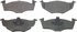 MX694 by WAGNER - Wagner ThermoQuiet MX694 Semi-Metallic Disc Brake Pad Set