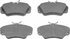 MX720 by WAGNER - Wagner ThermoQuiet MX720 Semi-Metallic Disc Brake Pad Set