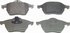 MX736 by WAGNER - Wagner ThermoQuiet MX736 Semi-Metallic Disc Brake Pad Set