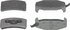 MX76 by WAGNER - Wagner ThermoQuiet MX76 Semi-Metallic Disc Brake Pad Set