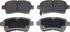 MX937 by WAGNER - Wagner ThermoQuiet MX937 Semi-Metallic Disc Brake Pad Set