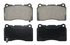 ZD1001 by WAGNER - QuickStop Ceramic Disc Brake Pad Set