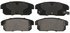 ZD1008 by WAGNER - QuickStop Ceramic Disc Brake Pad Set