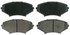 ZD1009 by WAGNER - QuickStop Ceramic Disc Brake Pad Set