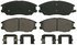 ZD1013 by WAGNER - QuickStop Ceramic Disc Brake Pad Set