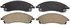 ZD1019A by WAGNER - QuickStop Ceramic Disc Brake Pad Set