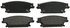 ZD1020 by WAGNER - QuickStop Ceramic Disc Brake Pad Set