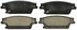 ZD1020A by WAGNER - QuickStop Ceramic Disc Brake Pad Set