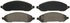 ZD1022 by WAGNER - QuickStop Ceramic Disc Brake Pad Set