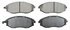 Wagner ZD1031 Disc Brake Pad Set QuickStop Ceramic Disc Brake Pad Set