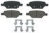 ZD1033A by WAGNER - QuickStop Ceramic Disc Brake Pad Set