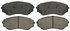 ZD1038 by WAGNER - QuickStop Ceramic Disc Brake Pad Set