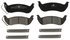 ZD1040A by WAGNER - QuickStop Ceramic Disc Brake Pad Set