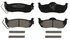 ZD1041 by WAGNER - QuickStop Ceramic Disc Brake Pad Set