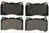 ZD1050B by WAGNER - QuickStop Ceramic Disc Brake Pad Set