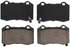 ZD1053 by WAGNER - QuickStop Ceramic Disc Brake Pad Set