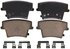 ZD1057B by WAGNER - QuickStop Ceramic Disc Brake Pad Set