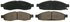 ZD1063 by WAGNER - QuickStop Ceramic Disc Brake Pad Set