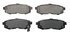 ZD1073 by WAGNER - QuickStop Ceramic Disc Brake Pad Set