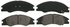 ZD1074 by WAGNER - QuickStop Ceramic Disc Brake Pad Set