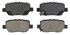 ZD1090 by WAGNER - QuickStop Ceramic Disc Brake Pad Set