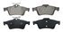 ZD1095 by WAGNER - QuickStop Ceramic Disc Brake Pad Set