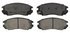 ZD1104 by WAGNER - QuickStop Ceramic Disc Brake Pad Set
