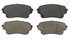 ZD1105 by WAGNER - QuickStop Ceramic Disc Brake Pad Set