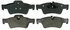 ZD1122 by WAGNER - QuickStop Ceramic Disc Brake Pad Set