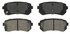 ZD1157 by WAGNER - QuickStop Ceramic Disc Brake Pad Set