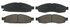 ZD1183 by WAGNER - QuickStop Ceramic Disc Brake Pad Set