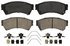 ZD1192 by WAGNER - QuickStop Ceramic Disc Brake Pad Set