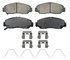 ZD1276 by WAGNER - QuickStop Ceramic Disc Brake Pad Set