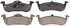 ZD1279 by WAGNER - QuickStop Ceramic Disc Brake Pad Set