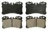 ZD1282 by WAGNER - QuickStop Ceramic Disc Brake Pad Set