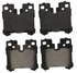 ZD1283 by WAGNER - QuickStop Ceramic Disc Brake Pad Set