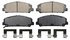 ZD1286 by WAGNER - QuickStop Ceramic Disc Brake Pad Set