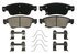 ZD1287 by WAGNER - QuickStop Ceramic Disc Brake Pad Set