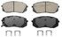 ZD1295 by WAGNER - QuickStop Ceramic Disc Brake Pad Set